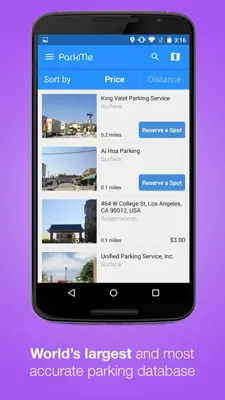 ParkMe android App screenshot 1